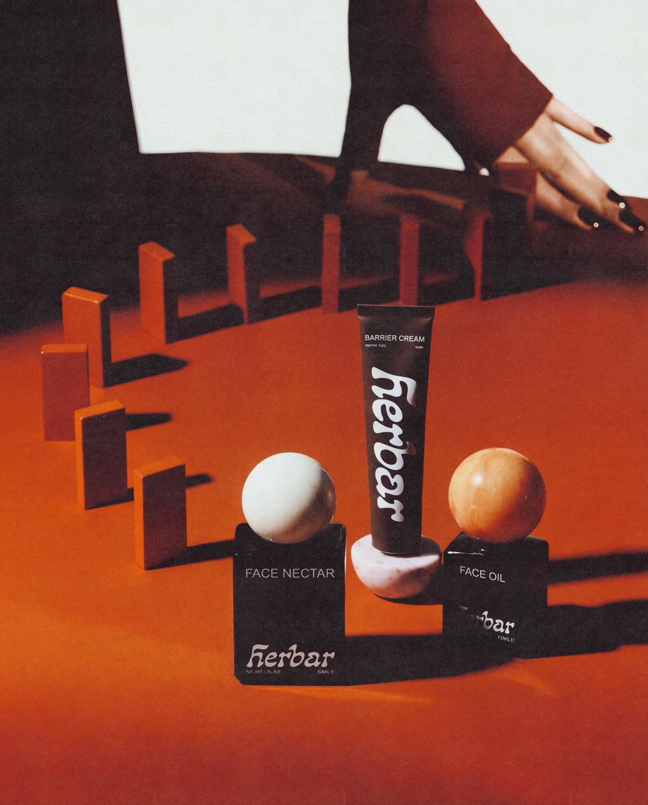 Herbar skincare product creative